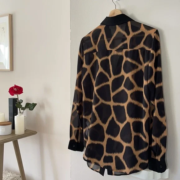 MICHAEL KORS animal print button down - Picture 7 of 7